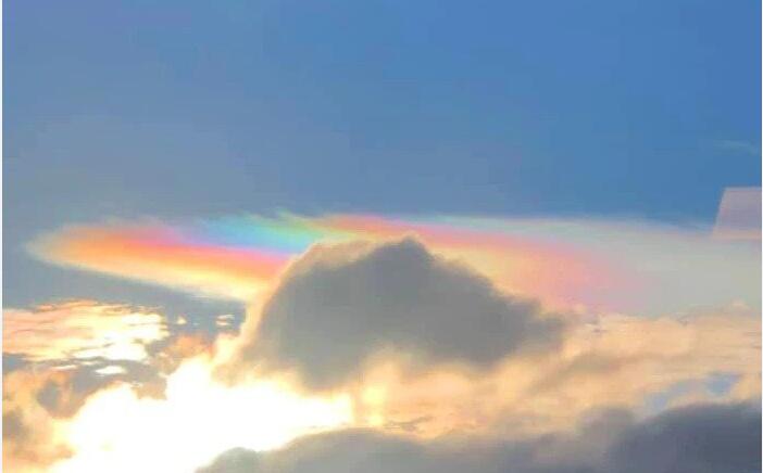 Something about rainbow clouds